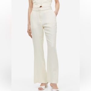 H&M flared viscose pants